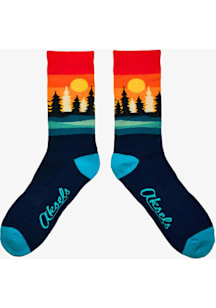 Colorado Duskwood Sunset Mens Dress Socks