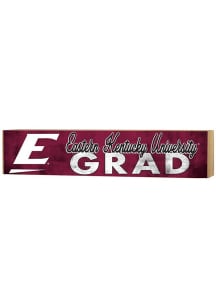KH Sports Fan Eastern Kentucky Colonels Grad graduation graphic Sign - Maroon