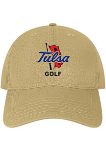Tulsa Golden Hurricane Golf Twill Adjustable Hat - Gold