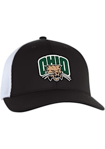 Ohio Bobcats Mens Black Hugo Mesh Back Flex Flex Hat