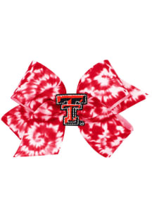 Texas Tech Red Raiders Spiral Tie Dye Baby Hair Barrette