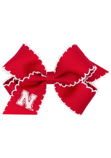 Moonstitch Nebraska Cornhuskers Kids Hair Barrette - Red