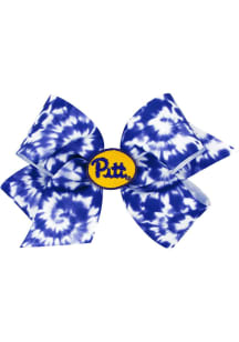 Tie dye Pitt Panthers Baby Hair Barrette - Blue