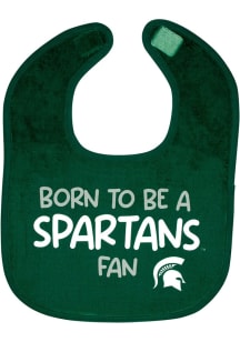 Little Fan Michigan State Spartans Baby Bib - Green