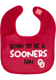 Oklahoma Sooners Little Fan Baby Bib
