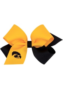 Color Block Iowa Hawkeyes Kids Hair Barrette -