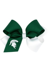 Color Block Michigan State Spartans Kids Hair Barrette - Green