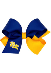 Color Block Pitt Panthers Kids Hair Barrette - Blue