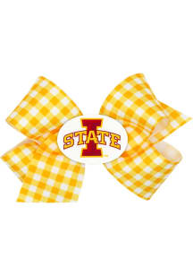 Iowa State Cyclones Gingham Kids Hair Barrette