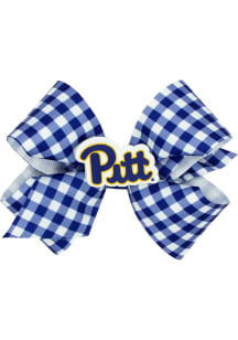 Gingham Pitt Panthers Kids Hair Barrette - Blue