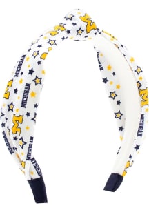 Game Day Knot Michigan Wolverines Youth Headband - Yellow