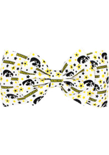 Game Day Textured Iowa Hawkeyes Baby Headband - Black