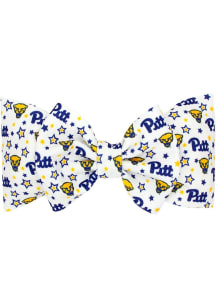 Game Day Textured Pitt Panthers Baby Headband - Blue