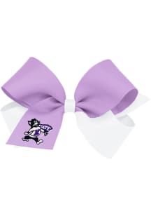 Medium Color Block K-State Wildcats Kids Hair Barrette - Lavender