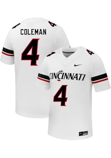 Mikah Coleman Nike Mens White Cincinnati Bearcats Football NIL Name And Number Football Jersey