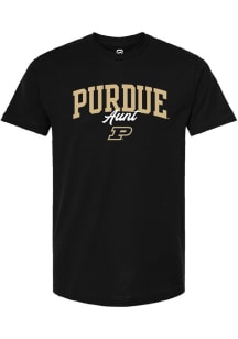 Purdue Boilermakers Black Summit Sportswear Aunt Short Sleeve T-Shirt