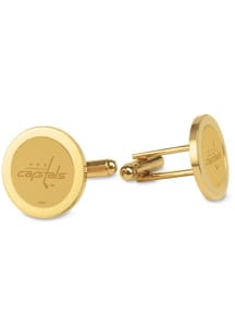 Washington Capitals Gold Mens Cufflinks