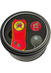 Red Maryland Terrapins Switchblade Cap Clip Golf Gift Set