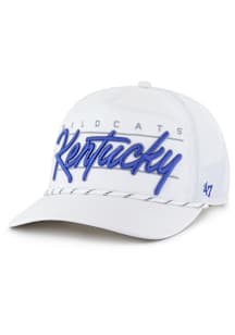 47 Kentucky Wildcats Condor Hitch Adjustable Hat - White