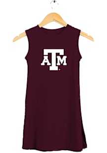 Vive La Fete Texas A&M Aggies Toddler Girls Maroon Gwen Short Sleeve Dress
