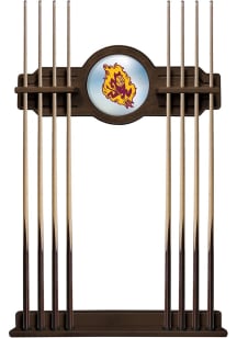 Arizona State Sun Devils Sparky Solid Wood Cue Rack Pool Cue