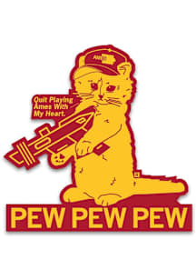 Ames Raygun Quit Playing Ames With My Heart Stickers - Red