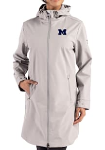 Cutter and Buck Michigan Wolverines Womens Grey Camano Light Weight Jacket