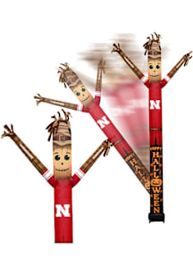 Black Nebraska Cornhuskers Scarecrow team color and team logo Outdoor Inflatable