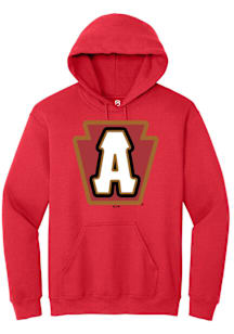 Summit Sportswear Altoona Curve Mens Red Primary Logo Long Sleeve Hoodie
