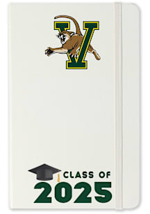Vermont Catamounts Class of 25 team logo Notebook and Folder - White