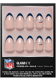 Denver Broncos Glamnetic Press On Nails Cosmetics