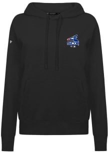 Levelwear Chicago White Sox Womens Black Adorn Core Hooded Sweatshirt