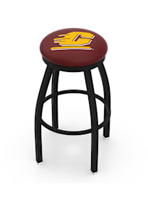 Central Michigan Chippewas Black Pub Stool - Black