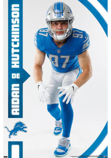Aidan Hutchinson Detroit Lions Player Unframed Poster