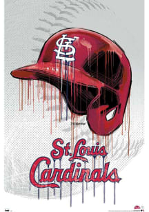 St Louis Cardinals Drip Unframed Poster