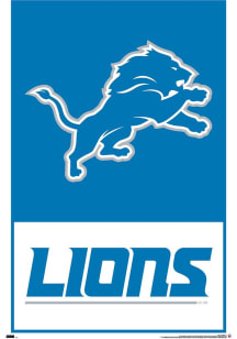 Detroit Lions Logo 21 Unframed Poster