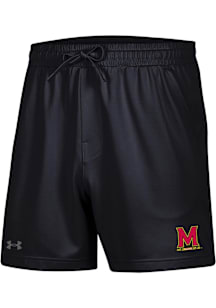 Under Armour Maryland Terrapins Mens Black Motion Shorts