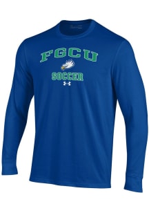 Under Armour Florida Gulf Coast Eagles Blue Soccer Performance Long Sleeve T Shirt