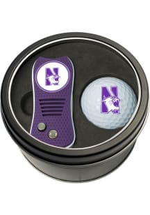 Purple Northwestern Wildcats Switchblade Golf Ball Golf Gift Set