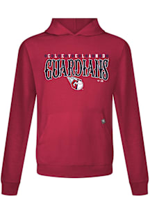 Levelwear Cleveland Guardians Mens Red Relay Snowflakes Hood