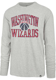 47 Washington Wizards Grey First Rate Long Sleeve Fashion T Shirt