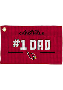 Arizona Cardinals #1 Dad Waffle Golf Towel