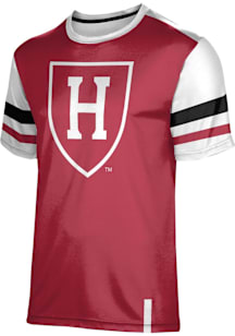 ProSphere Harvard Crimson Crimson Old School Short Sleeve T Shirt