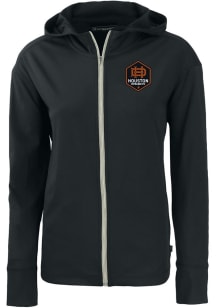 Cutter and Buck Houston Dynamo Womens Black Daybreak Light Weight Jacket