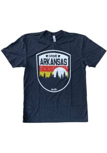 Arkansas Vintage Black Explore Arkansas SS Tee
