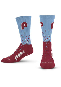 Philadelphia Phillies Cooperstown Spray Zone Mens Crew Socks
