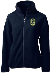 Cutter and Buck Nashville SC Womens Navy Blue Cascade Sherpa Light Weight Jacket