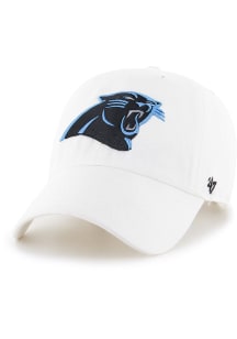 47 Carolina Panthers Clean Up Adjustable Hat - White