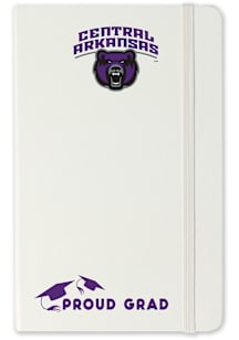 Central Arkansas Bears Proud Grad team logo Notebook and Folder - White