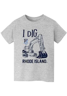 Vive La Fete Rhode Island Rams Youth Grey Excavator Short Sleeve T-Shirt
